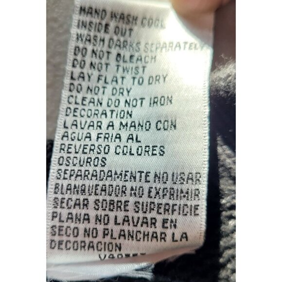 OHI Vintage Knit Vest Womens Size L Beaded Black Button V Neck Ramie Cotton - Picture 6 of 11